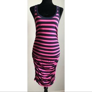Racerback Striped Dress - Express